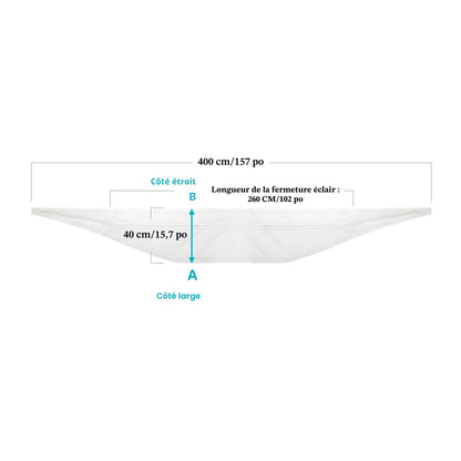 Joint de Calfeutrage 400cm pour Climatiseur Mobile & Sèche-Linge – Installation Facile