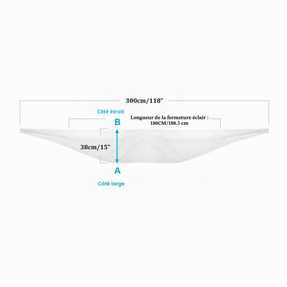 Joint de Calfeutrage 400cm pour Climatiseur Mobile & Sèche-Linge – Installation Facile