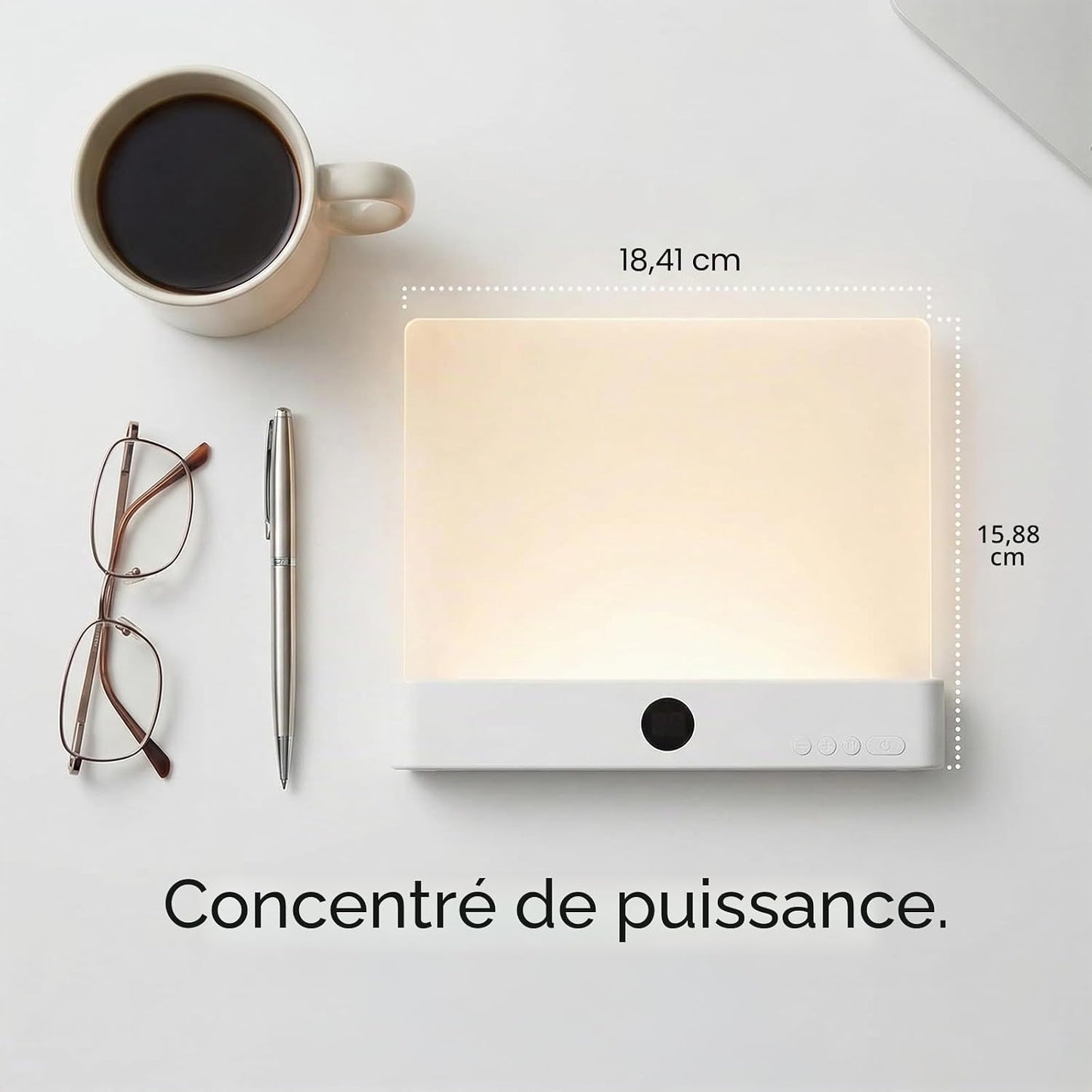 Lampe de Lecture LED Rechargeable – 3 Couleurs, Minuterie & USB-C