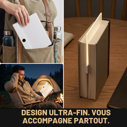 Lampe de Lecture LED Rechargeable – 3 Couleurs, Minuterie & USB-C