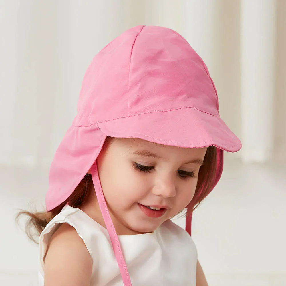 Baby Sun Hat Adjustable Summer Baby Cap for Boys Travel Beach S/L Baby Girl Hat Kids Infant Accessories Children Hats SPF 50+