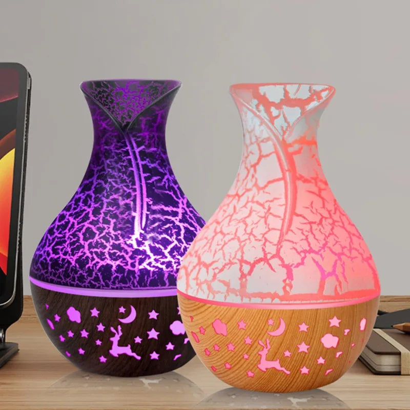 150ml USB Mini Humidifier & Essential Oil Diffuser, Color LED Mist Maker for Home Office Car