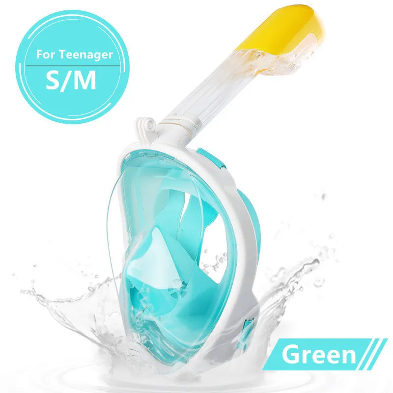Masque de plongée  intégrale pour adultes , adolescent  , et   enfants