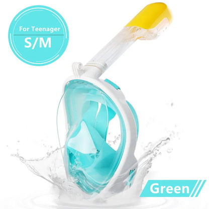 Masque de plongée  intégrale pour adultes , adolescent  , et   enfants