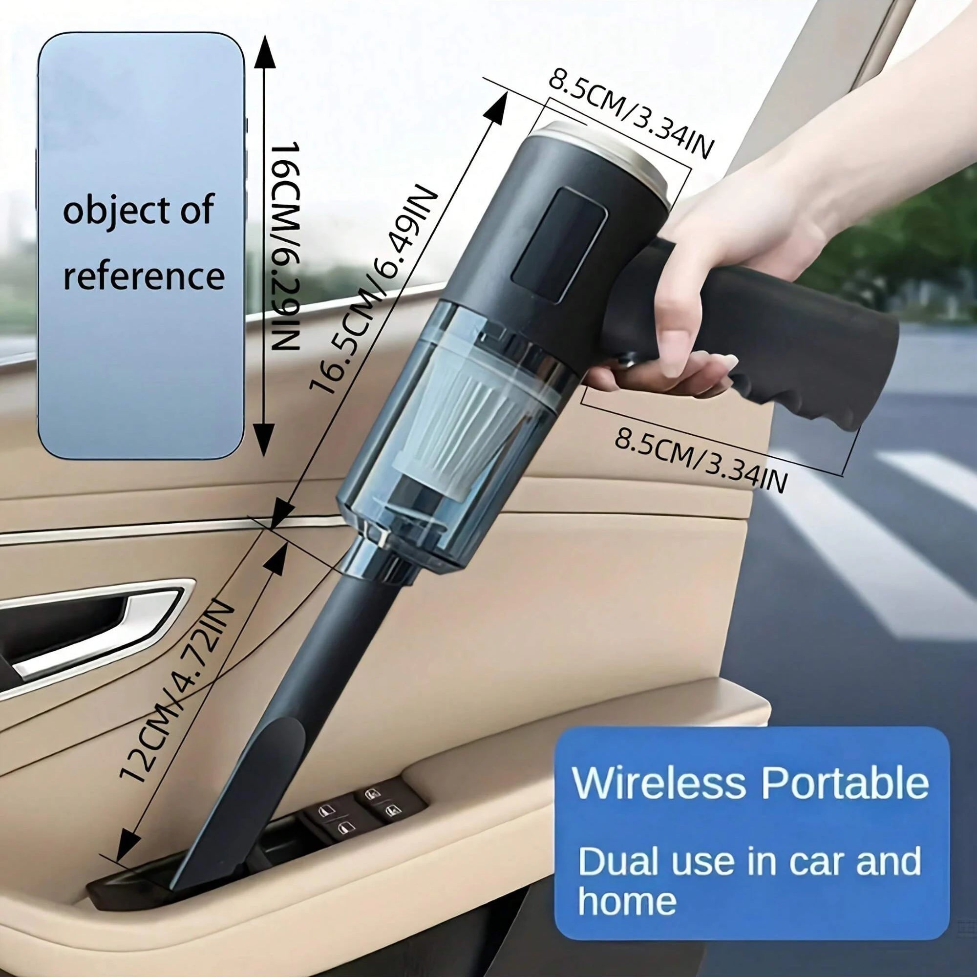 Aspirateur 3-en-1 USB – Soufflant, Aspirant & Portable