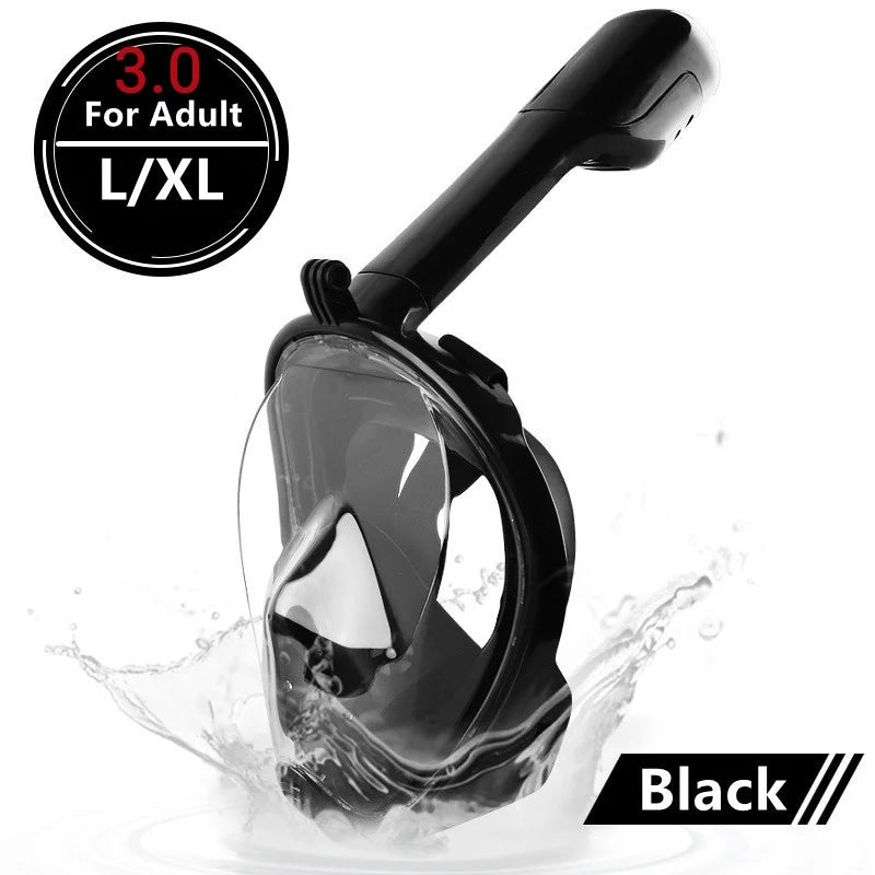 Masque de plongée  intégrale pour adultes , adolescent  , et   enfants