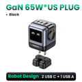 UGREEN 65W GaN Charger Uno Robot Design Quick Charge 4.0 3.0 PPS for iPhone 17 16 Pro Macbook Air Laptop Tablet PD Fast Charger