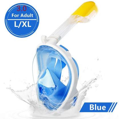 Masque de plongée  intégrale pour adultes , adolescent  , et   enfants