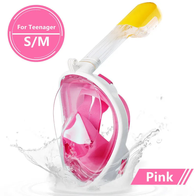 Masque de plongée  intégrale pour adultes , adolescent  , et   enfants