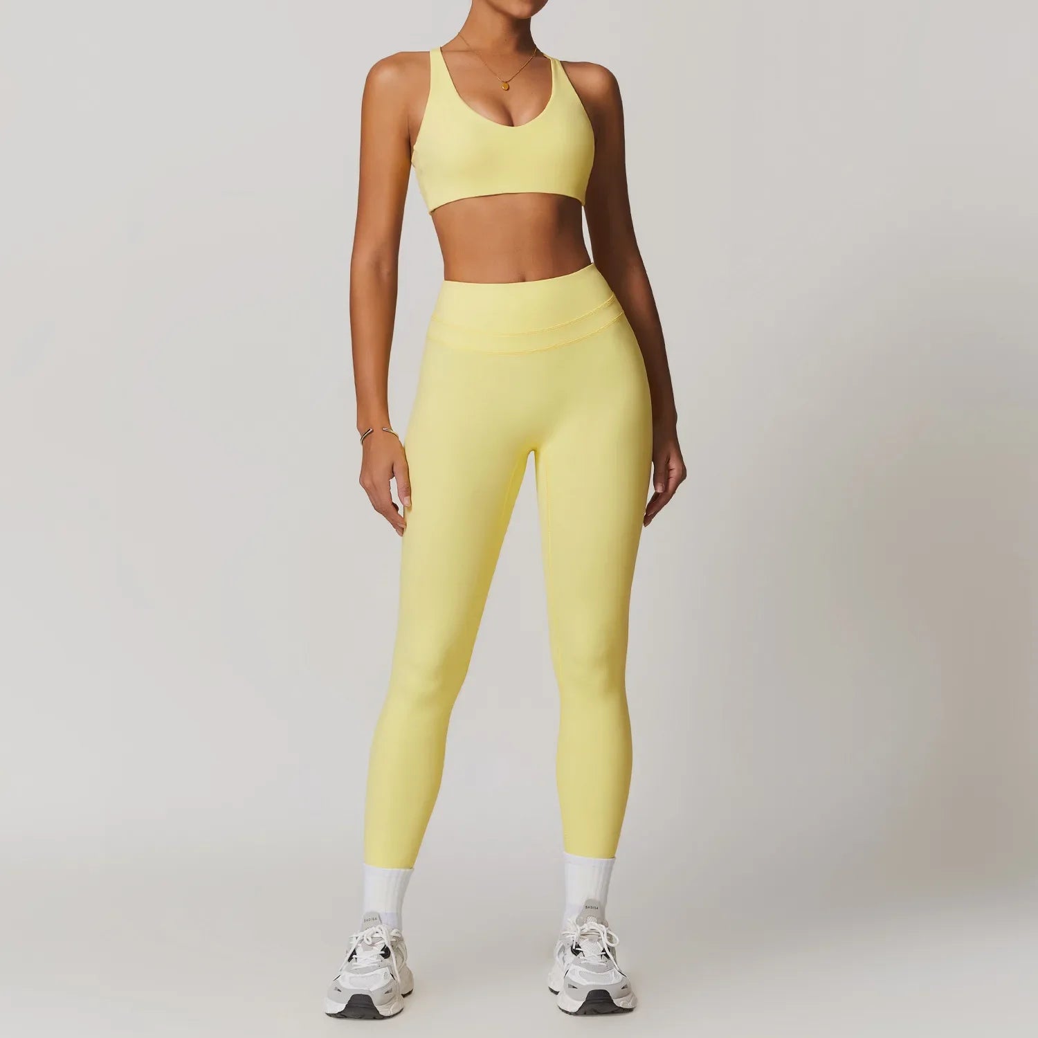 2 Pieces Sportswear Women Yoga Set Gym Clothes Sportswear Yoga Suits Fitness Set Tracksuits Sports Bra Gym High Waist Leggings