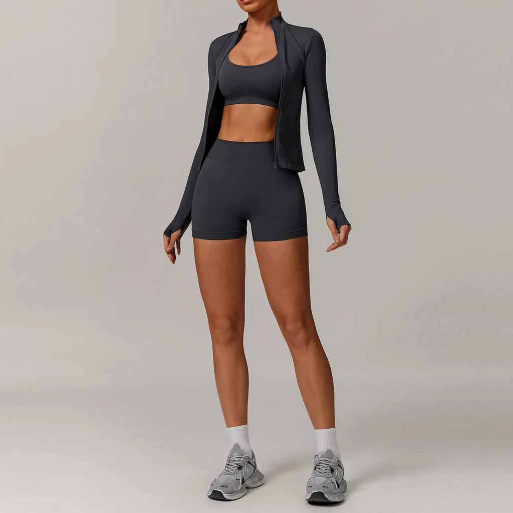 Sportswear Seamless Yoga Set 2/3PCS Gym Clothes Sportswear Yoga Suits For Women Fitness Set Tracksuits Sports Bra Gym Leggings