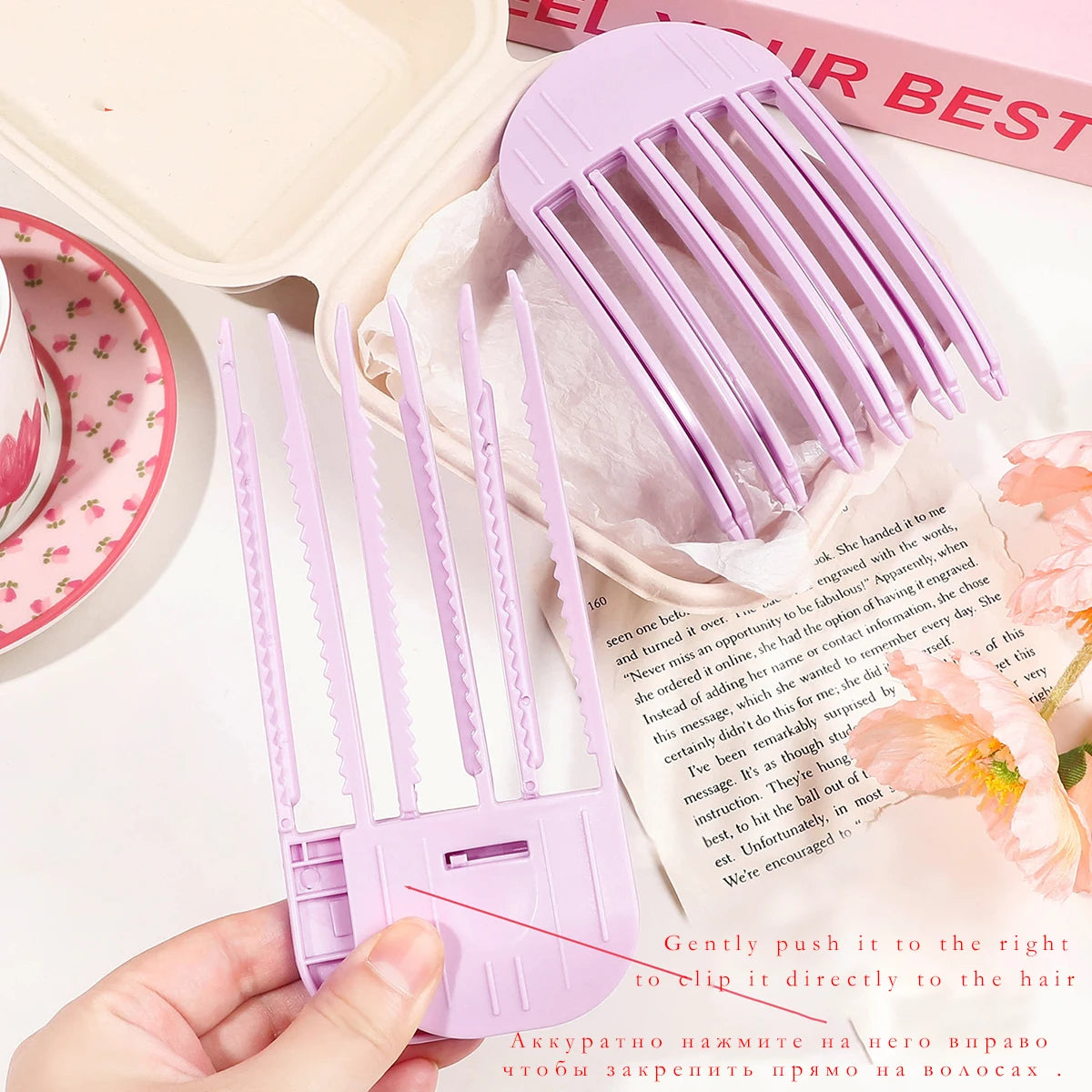 Pinces Volumisantes pour Cheveux – Clips Bouclants & Racines Gonflantes