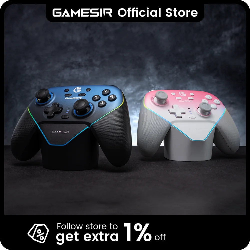 GameSir Super Nova – Manette Sans Fil avec Station de Charge