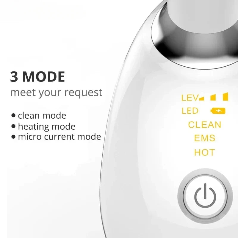 Appareil de beauté EMS pour le cou 7 couleurs – Lifting, anti-rides & photothérapie LED