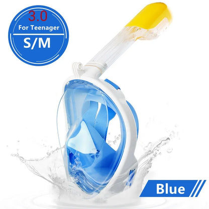 Masque de plongée  intégrale pour adultes , adolescent  , et   enfants