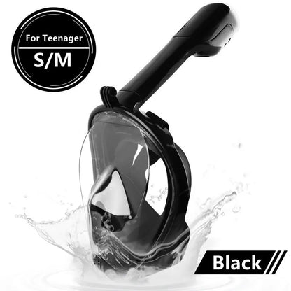 Masque de plongée  intégrale pour adultes , adolescent  , et   enfants